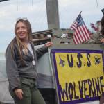 Heather Spaulding \ Staff photo
Seniors on their Top Gun float.