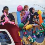 Heather Spaulding Staff photo
Freshmen aboard their Tropical Island float.