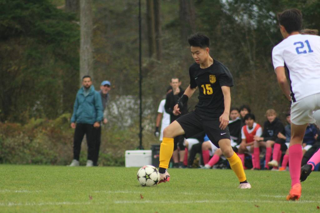 Heatehr Spaulding \ Staff photo
Wolverines get teh ball from the Vikings.