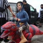 Heather Spaulding \ Staff photo
Another dinsaur roaring to life.