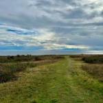 Contributed photo by Mike Vouri
The American Camp prairie and trail today from just below the redoubt.