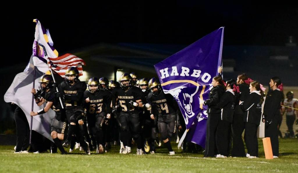 Contributed photo by John Simpson
Wolverines coming out onto the field.