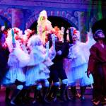 Contributed photo
Parents (as Sacred Chickens), Clementine Prouty (as Media Influencer) and Azariah Frease (as Hennius Peck).