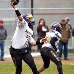 contributed photo by Al Camp
Jackson Feliz completes a pass