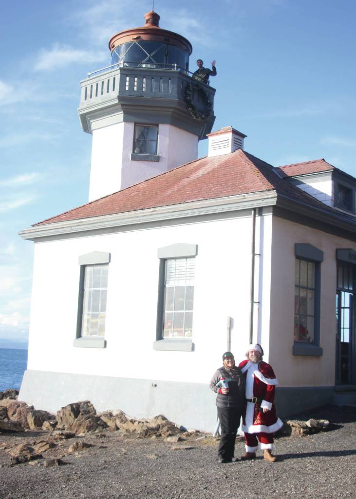 Lime Kiln Holiday Open House celebrators.