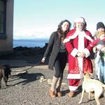 Lime Kiln Holiday Open House celebrators.