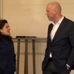 Contributed photo by Jeremy Tyler, SanJuan.Today
SJC council member Jane Fuller with WSF Assistant Secretary Steve Nevey.