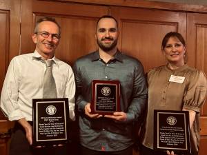 Contributed photo
Left to Right: Brad Creesy, Lucas Mirabella and Margaret Longley