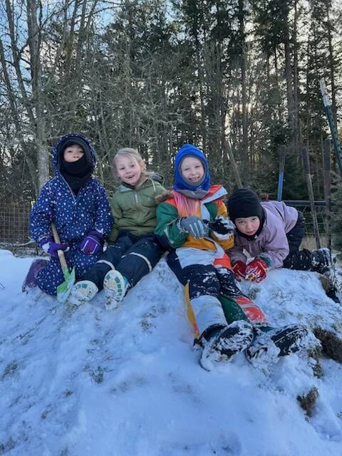 Contributed photo
Koa Fihn, Evren Lafewall, Georgia Stucki and Rio Fihn.
Contributed photo