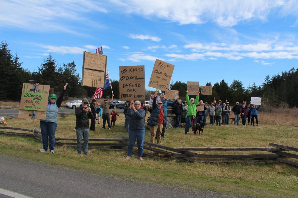 Kristina Stucki \ Staff phot0o
Some of the protest participants.
Kristina Stucki \ Staff photo
Some of the protest participants.