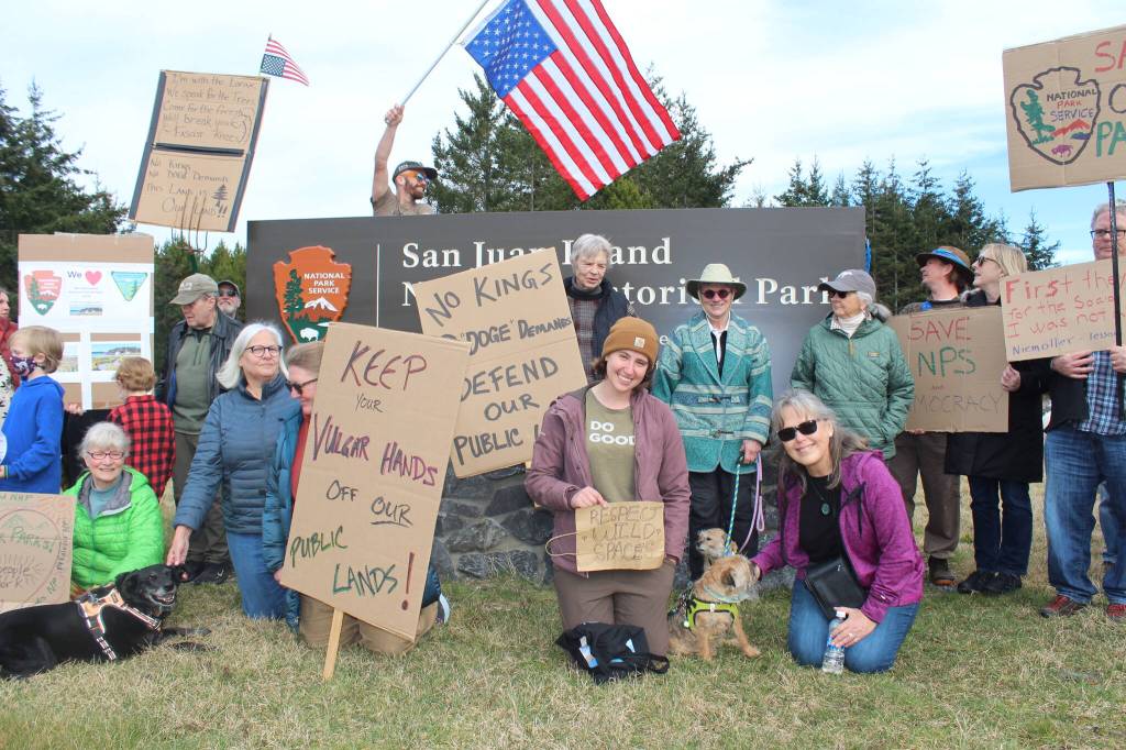Kristina Stucki  Staff photo
Some of the protest participants