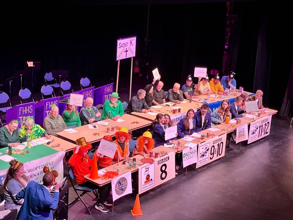 Contributed photo
Looking down on the teams as they work against the clock.