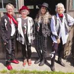 Ugaia, left to right: River Wylde, Luna Wylde, Laura McKee and Rosa Baczewska.