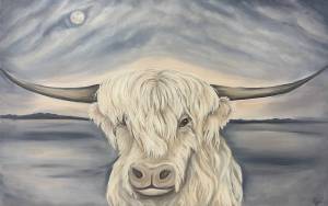 Island Moon Cow by Pamela Hoke.