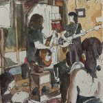 Contributed photo by Chase Anderson
Watercolor of The Fold by Isla Ross