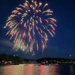 Kristina Stucki/ Staff photo
Fireworks over Friday Harbor