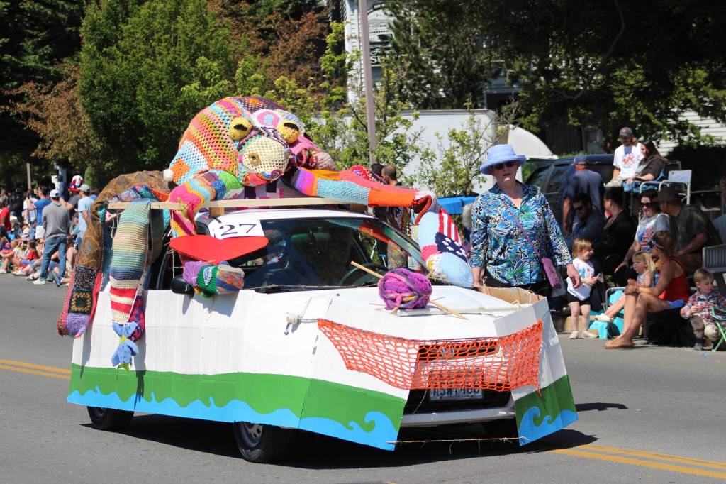 Heather Spaulding \ Staff photo
The Textile Guild knitted spider