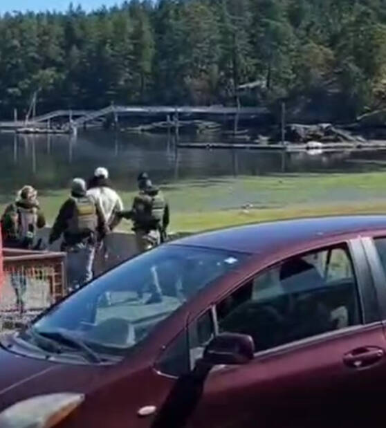 Contributed photo
ICE agents detaining Pedro Moreno