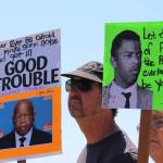 Heather Spaulding \ Staff photo
Attendees honor John Lewis July 17.