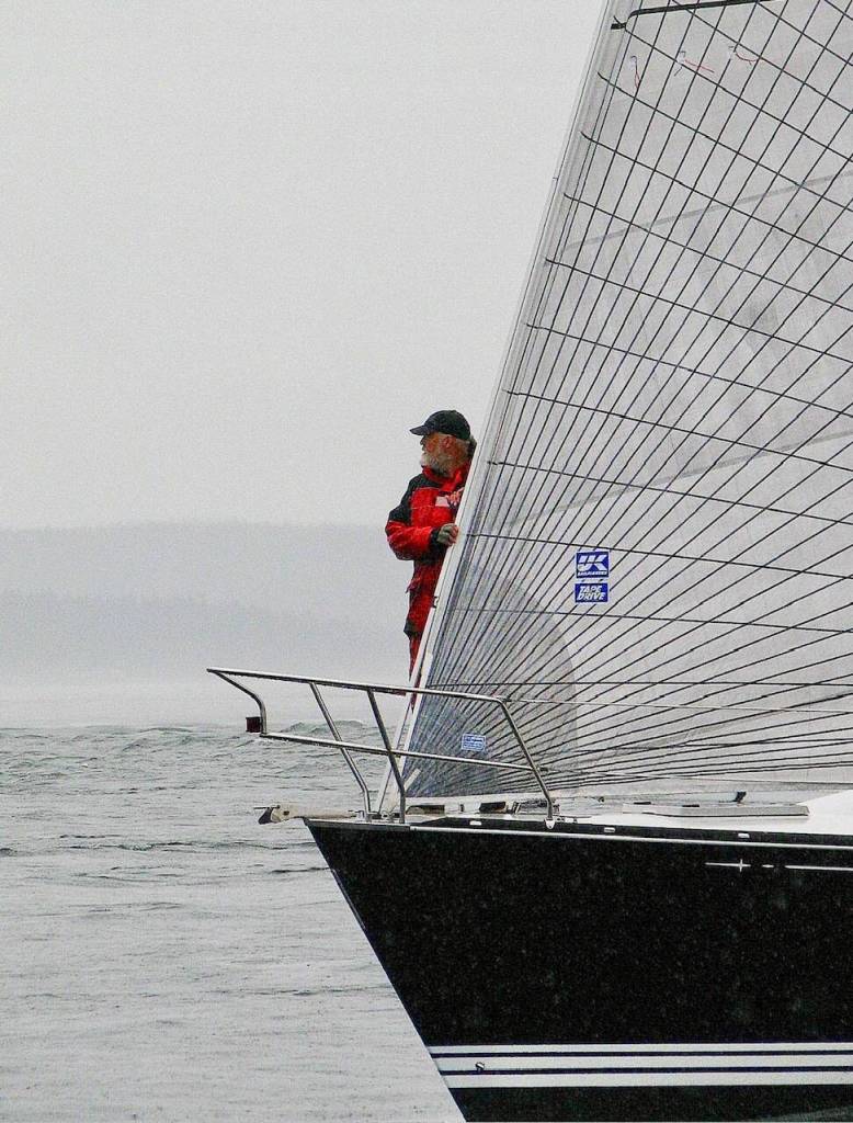 Contributed photo.
A sailboat races in one of the Annual Shaw Island Classic Races.