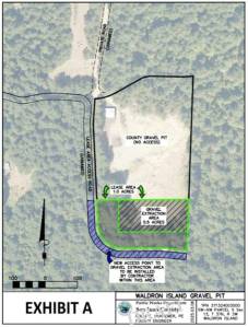 Contributed photo.
Gravel on Waldron.