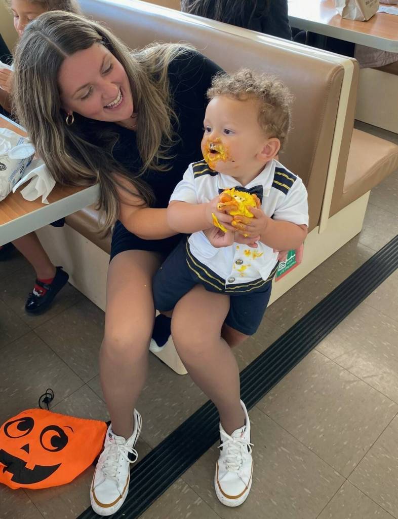 Candice and Arlo one year later