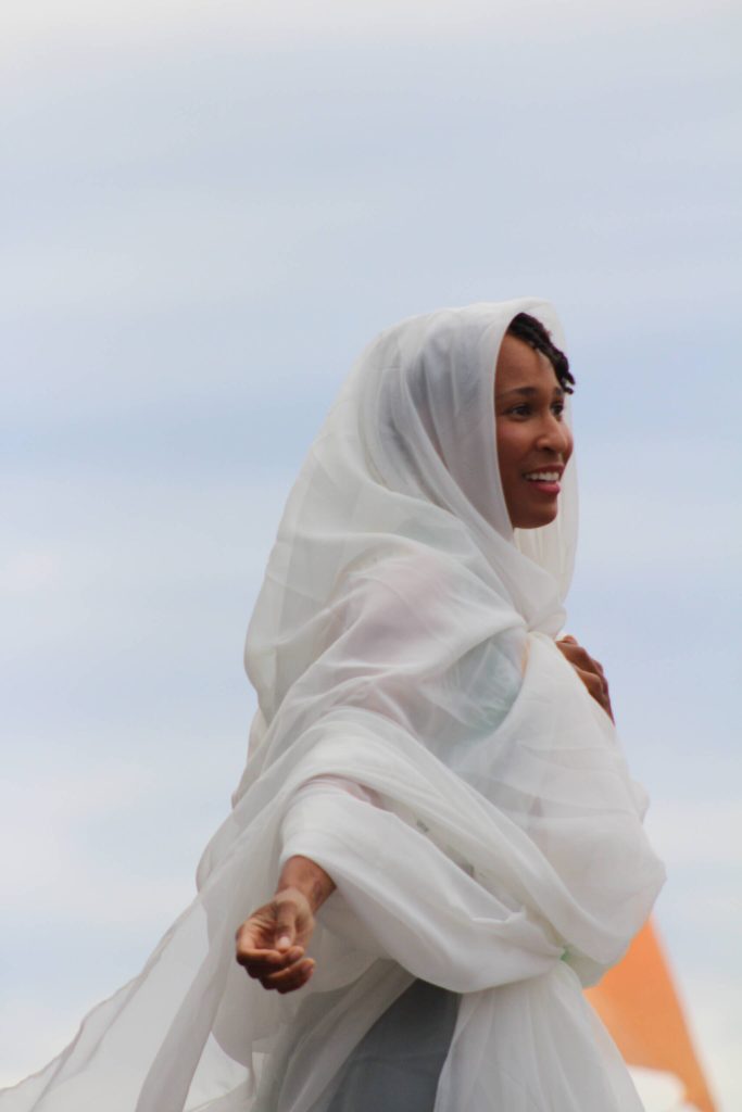 Staff photo \ Heather Spaulding
Nichole Santora was a first time Fashion Trashion participant - and she nailed it.