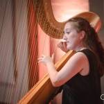Sophie Baird-Daniels on harp.