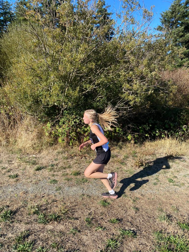 Contributed photo
Flora leading the race at Orcas