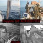 Colleen Smith Summers photo.
An image from the flotilla livestream taken on Oct. 1 at 8:30 p.m. PST moments before Israeli military disabled the cameras on the boat Oxygono.