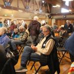 Heather Spaulding photo
 The crowded room during the noon meeting Oct. 22.