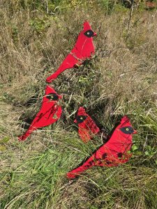 Contributed photo.
One of the many pieces on display: Four Calling Birds by Georgia Vanderyacht.