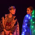 Darrell Kirk photo.
Rosie Summer (left) as Prospera and Siri Dye as Ariel in The Tempest  in 2014.