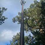 Contributed photo.
Looking up at the new tower, 20 feet taller than the old one.