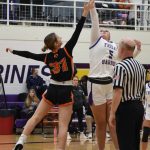 John Stimson photo.
#5 Lola Clark controls the opening jump.