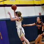 Contributed photo by John Stimson
#12 Harper Feliz lays up a 2 point basket.