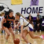 Contributed photo by John Stimson
#3 Caylee Morton races toward the basket.