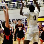 Contributed photo by John Stimpson
#0 Mamadou Hoskins with a jump shot.