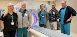 Contributed photo. Imaging team, l-r: Amy Richard, Tom Johnson, Bryan Smith, Kevin Saarie and Ryan McBride.