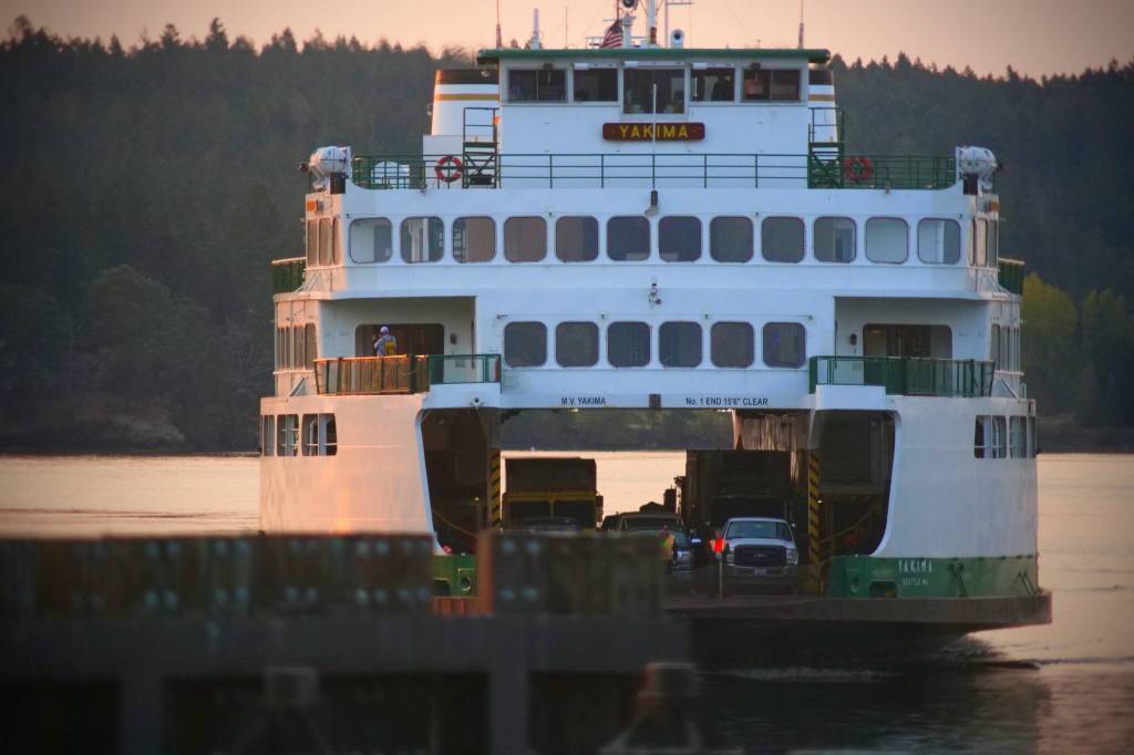 Darrell Kirk photo.
A Washington State Ferry.