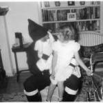 Contributed photo
Edythe Heppler, with Santa Claus, her Grandfather, Walter A. Arend, who also was Santa Claus for many children in their neighborhood, delivering gifts, and rewarded with a beverage by grateful parents.