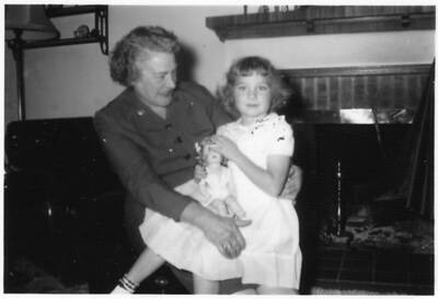 Contributed photo
Edythe Heppler with her Grandmother, Edythe M. Perry Arend at Christmas.