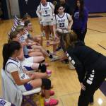 Contributed photo by John Stimpson
Coach Mandy and Coach Rod talk strategy.