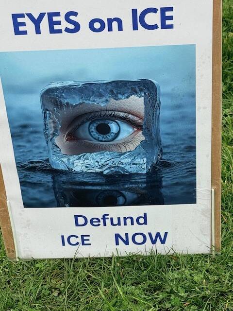 Heather Spaulding \ Staff photo
One of the signs at the courthouse Jan. 30