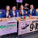 Contributed photo
Ninth and 10th graders pose during a break at the 2025 Knowledge Bowl.