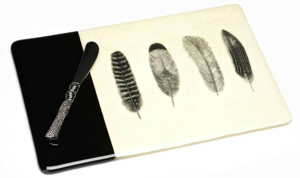 Feather Cheeseplate, by Darleen Nixon. Contributed photo.