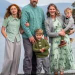 Contributed photo. Rebecca Hope and her family on Lopez Island.