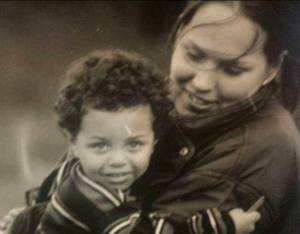 Contributed photos.
 Napier with one of her three sons, who she raised while starting multiple businesses on SJI.