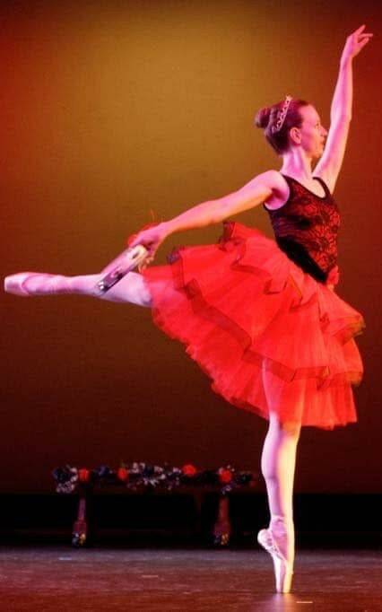 Lila Horn performing the La Esmeralda variation. Photo by Kim Bamberg.