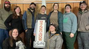 The Rainshadow team  from left: Kenny Horton, Elizabeth Dinwiddie, Jon Chappelle, Tessa Ormenyi, Anika Sanders, Crystal Mossman and Joel Ray. Lower row: Timi Ferry and Gaelyn Moore. Not present but always working hard: Tommy Allgaier and Peter McWilliams.
